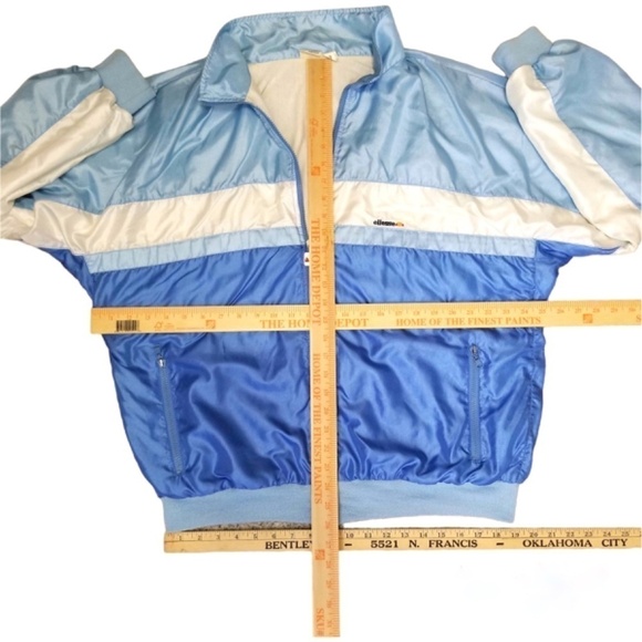 Vintage 80’s ELLESSE - Full Zip Nylon Track Jacket - Picture 8 of 8